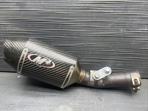 2007 Suzuki GSXR600 M4 Carbon fiber slip on exhaust muffler #72726