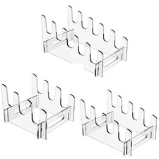 Plate Dinnerware Display Stand Dish Storage Rack for Countertop Kitchenware