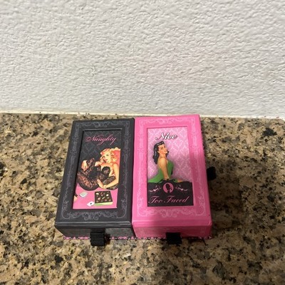 Too Faced Naughty Nice RARE VINTAGE  Palette Eyeshadow Lip Gloss READ DAMAGED