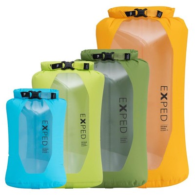 Exped Drybag Versa Clear - 4er Pack - 3L / 5L / 8L / 13L