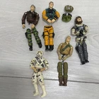 Vintage 1980s 3.75” GI Joe Figure Lot For Parts Repair Broken Incomplete