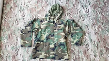 🇺🇸USGI Woodland Goretex Parka Cold Wet Jacket Coat Army USAF SIZE Large Short
