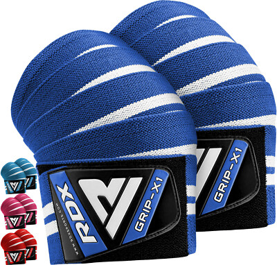 Knee Brace Pads by RDX, Lifting Straps, Knee Wraps, Knee Sleeves Weightlifting