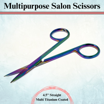 Sharp Salon Shears for Hair Thinning & Cutting 4.5'' STR Straight Stainless Steel