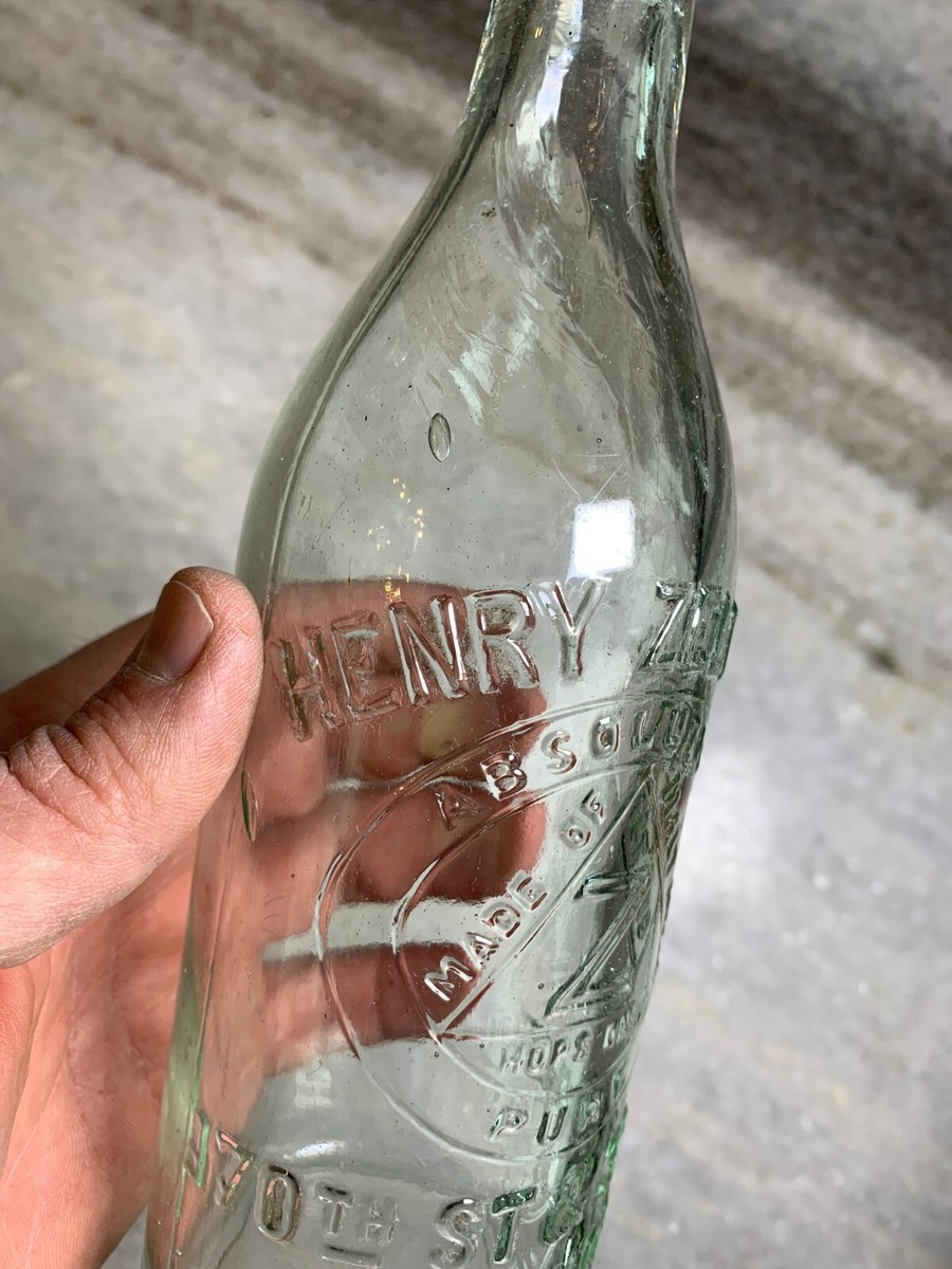 Rare Antique HENRY ZELTNER Bronx New York Beer Larger Blobtop Blob