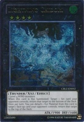 YUGIOH LIGHTNING CHIDORI ULTIMATE 1ST EDITION NEAR MINT CBLZ-EN052