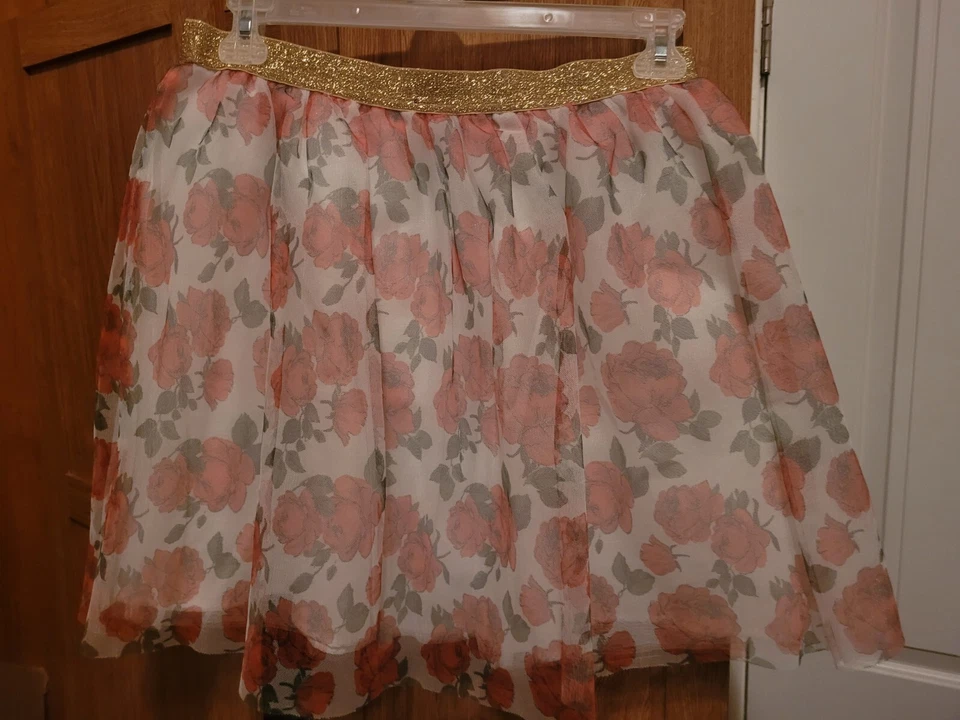 Disney Rose Tulle Skirt Girls 14/16 - Image 4 of 4