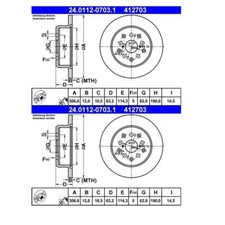 Disque de frein Lexus SC