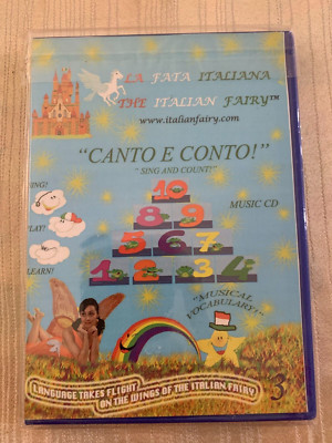 La Fata Italiana The Italian Fairy ''Canto E Conto!'' Music CD
