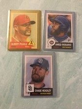 Albert Pujols 2018 Topps Living Set Amed Rosario Chase Headley Week 8 #22 23 24