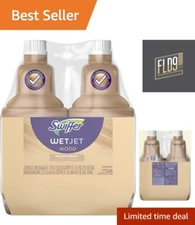 Wetjet Wood Floor Cleaner Solution Refill, 42.2 Oz - 2 Pack