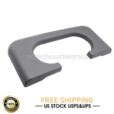 FOR Ford F250 350 1999-10 1PCS Center Console Cup Holder Pad Light Flint Grey