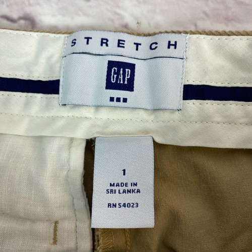 Gap Corduroy Pants Teens Junior Stretch Low Rise Wide Leg Button Ankle Size 1 - Picture 4 of 12