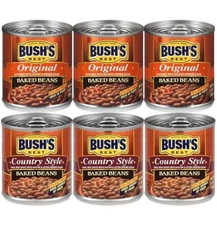 Bush's Best Baked Beans Variety Pack 3 Original 3 Country Style - 8.3 Oz - 6 Ct