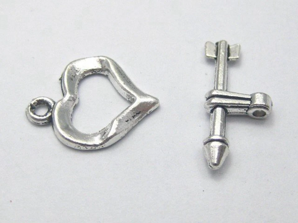 Craft DIY Tibet Silver Toggle Clasps TBar Clasps Various Necklace Bracelet DIY - Image 2 of 4