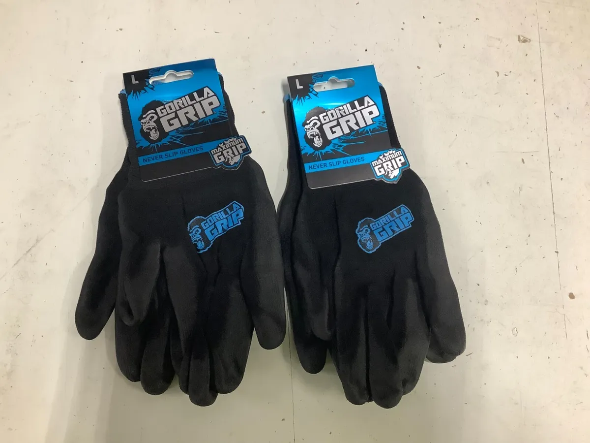  GORILLA GRIP Work Gloves with Grip, All Purpose Gloves