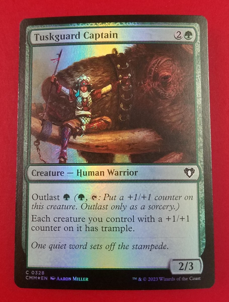 1x Tuskguard Captain | FOIL | Commander Masters | MTG Magic Cards | eBay 1x Tuskguard Captain | FOIL | Commander Masters | MTG Magic Cards | eBay