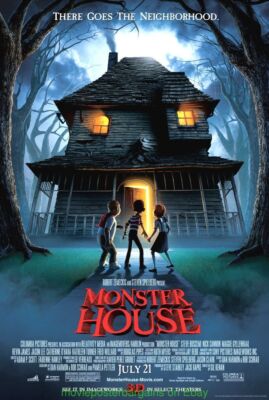 MONSTER HOUSE MOVIE POSTER Original SS 27x40 ROBERT ZEMEKIS/ SPIELBERG 2006 Film