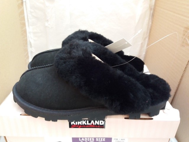 kirkland ladies shearling slippers