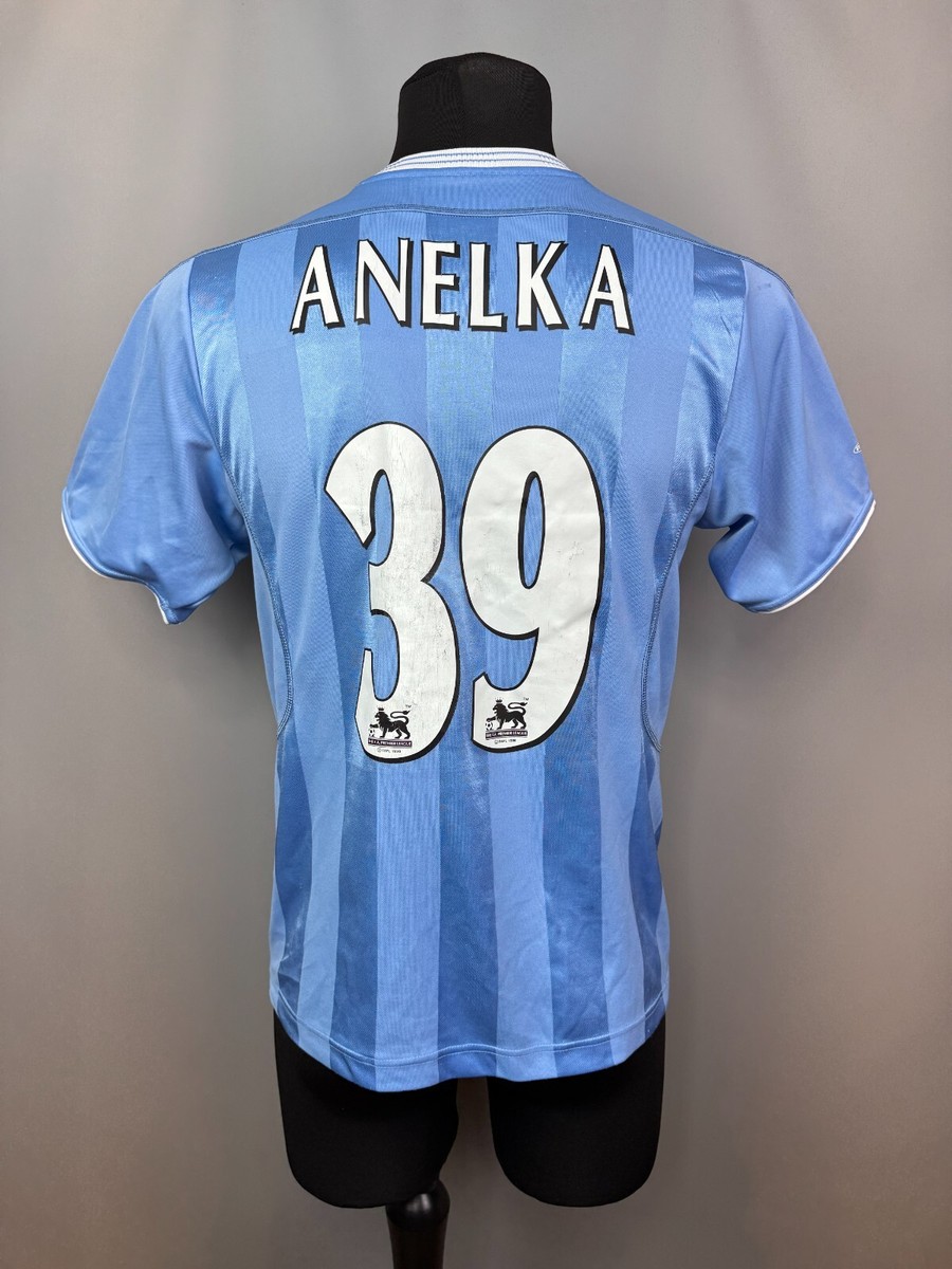 MANCHESTER CITY 2003 2004 ANELKA HOME SHIRT FOOTBALL SOCCER