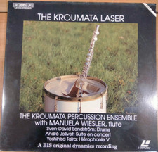 "THE KROUMATA PERCUSSION ENSEMBLE" MANUELA WIESLER ,LASER DISC, AUSTRIA , OTTIMO