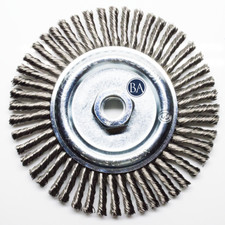 6" Stringer Bead Wire Wheel - Stainless Steel