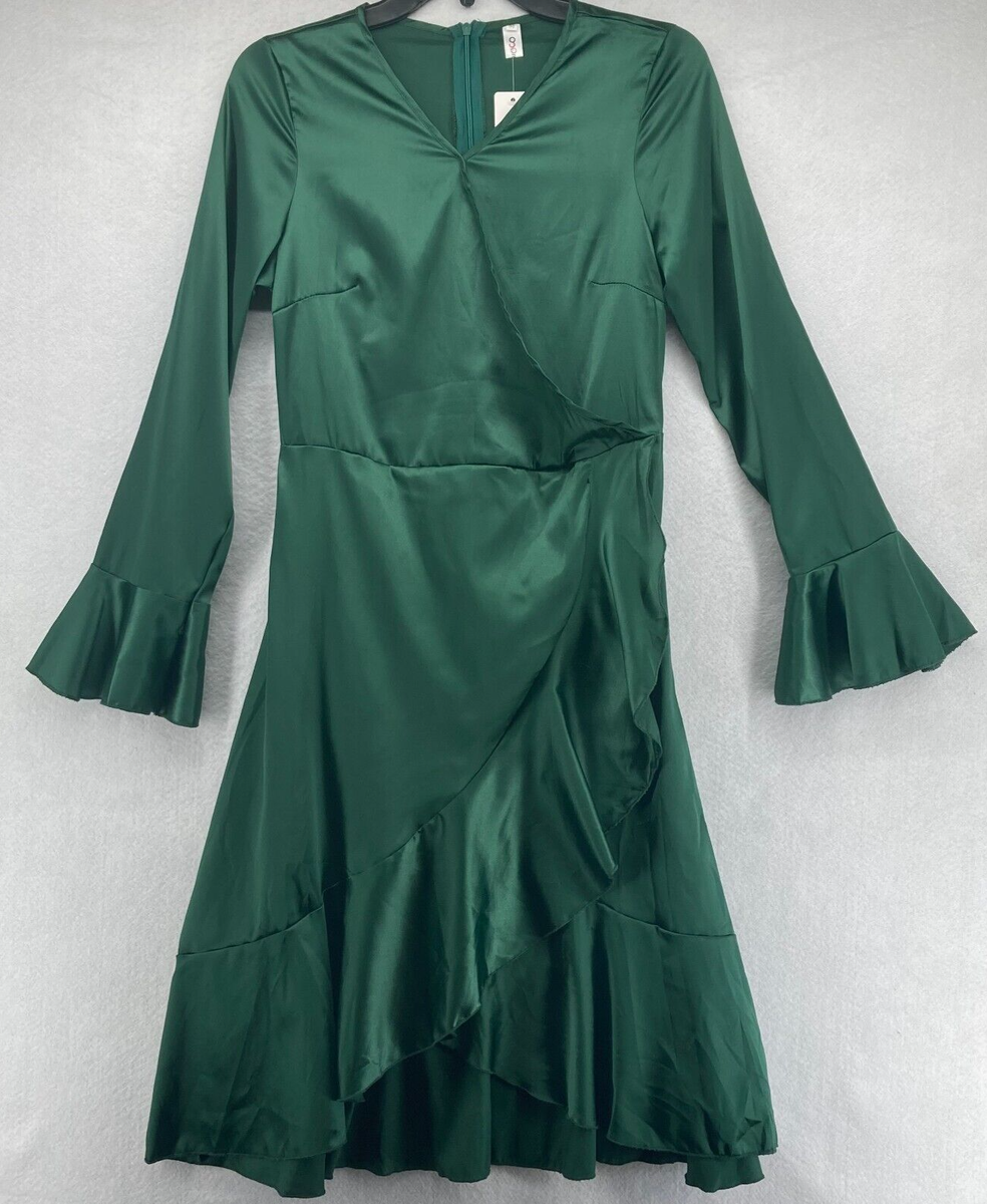 olive green satin dress plus size Slim Fit Floral Print Shirt – Perry Ellis main image 1