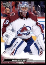 2022 Upper Deck #45 Pavel Francouz Colorado Avalanche Hockey Card