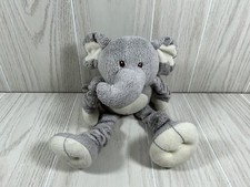 Spark Create Imagine elephant gray rattle plush stretchy elastic arms legs