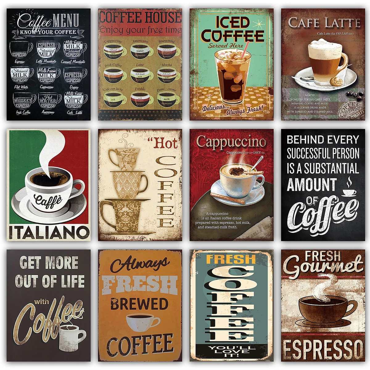 Kitchen coffee signs online