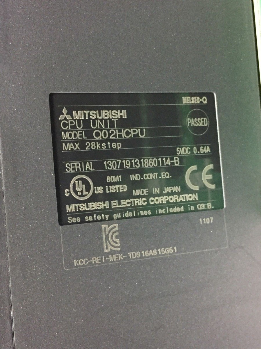 MITSUBISHI MELSEC Q PLC Q61P Q02HCPU QX82 QY81P QX42 MITSUBISHI MELSEC Q PLC Q61P Q02HCPU QX82 QY81P QX42