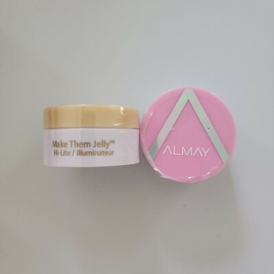 Almay lot of 2 -Make them jelly hi lite illuminateur.  Sealed. Rose and gold jar