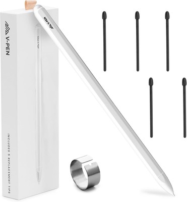 Lightweight V-Pen EMR Stylus with Digital Eraser - Perfect for Tablets & Laptops