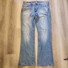Vintage Lucky Brand Jeans Mens 36 Jordan Relaxed Bootleg USA Made (Actual 39x35)