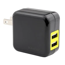 Kastar AC DC 5V 2 Port USB Universal Power Adapter Wall Charger for USB Charger