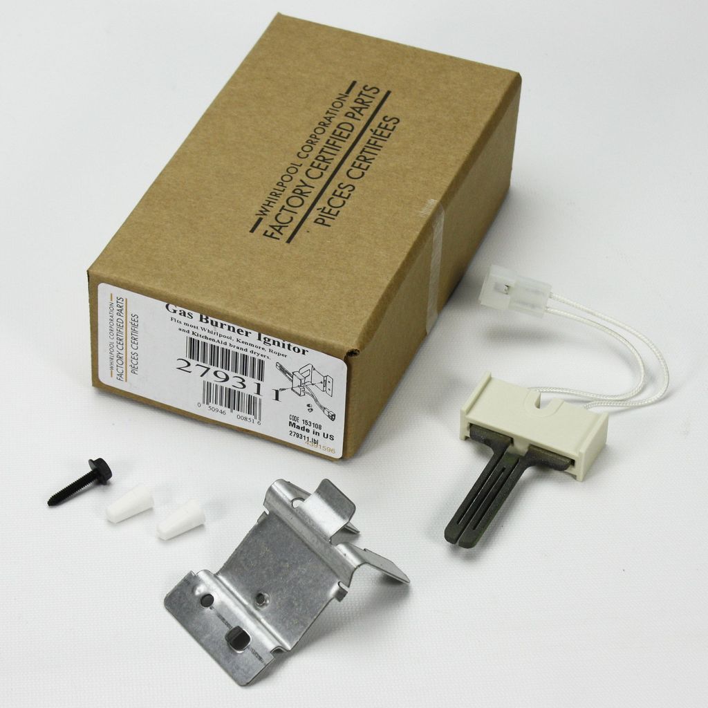 338900, 3389895, 340607 Whirlpool OEM Dryer Igniter Kit and