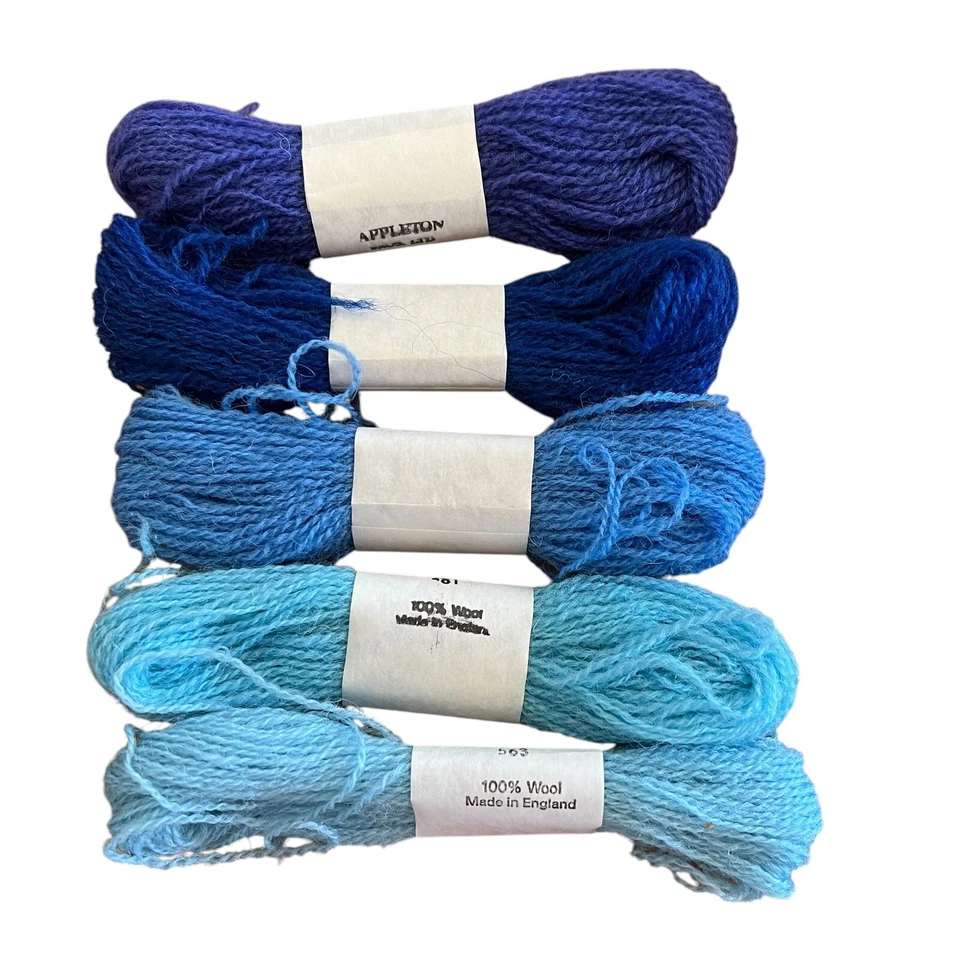 Needlepoint Wool Lot 5 Appleton Bros London England Color 895 824 463 481 563 - Image 2 of 2