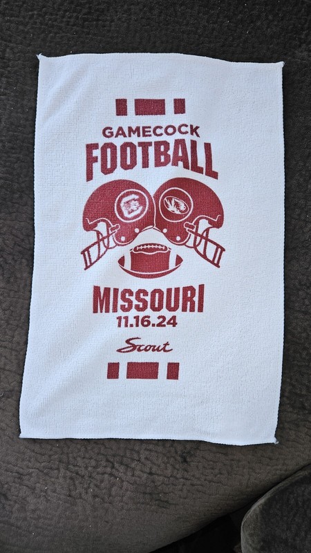 USC Gamecocks Football Vs. Missouri 11.16.24 Towel University Of South Carolina 