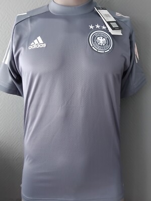 Deutschland    DFB  Trikot S M 2022 2023 Trainingsshirt Grau Adidas