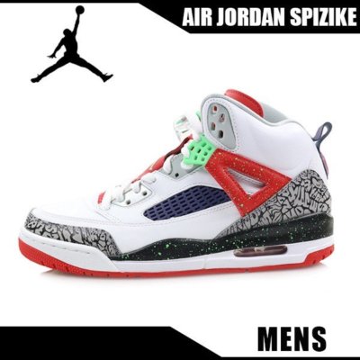 nike air jordan spizike black red poison green