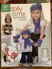 Dolls Clothes Crochet Patterns for an  18” Doll Hats Scarves Shoes Mitts