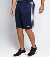 Adidas Men’s Design 2 Move 3 Stripes Navy Shorts Climacool DU1241 Size S