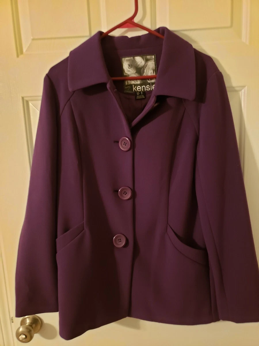 Kensie peplum coat sale