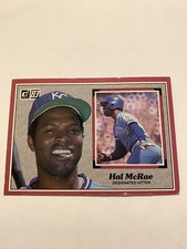 1983 Donruss Action All-Stars Jumbo Hal McRae Kansas City Royals #16
