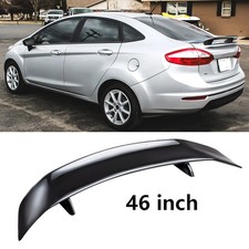 For Ford Fiesta 2000-2019 Gloss Black 46 Car Rear Trunk Spoiler Lip Wing Racing
