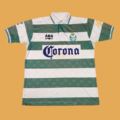 Santos Laguna Vintage Authentic Corona ABA Sport Jersey Size Large