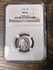 1936 Buffalo Nickel NGC MS 66