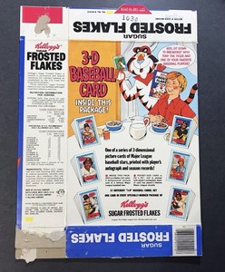 Rare 1975 Kellogg's 3-D Baseball Cereal Box Complete Mike Schmidt Reggie Jackson