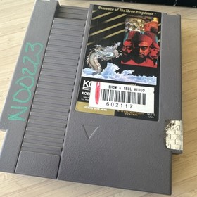 Romance of the Three Kingdoms (Nintendo NES, 1989) W Box & Manual