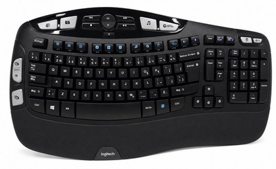 Logitech K350 Comfort Wave Wireless Keyboard w/Unifying Receiver INCLUDED!